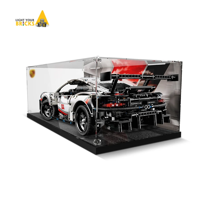 Чехол с акриловым дисплеем для 42096 911 RSR Tech модель автомобиля прозрачный чехол