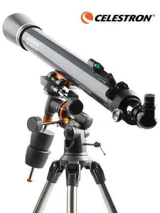 Celestron AstroMaster 90EQ 90/1000 мм F/11 рефрактор Профессиональный астрономический телескоп CG-3