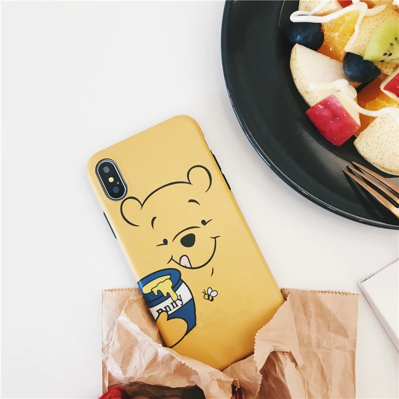 Милый чехол для iPhone 11 pro, 8, 7, 6 S Plus, Xs Max, Xr, X, милый матовый Мягкий силиконовый чехол - Цвет: 4