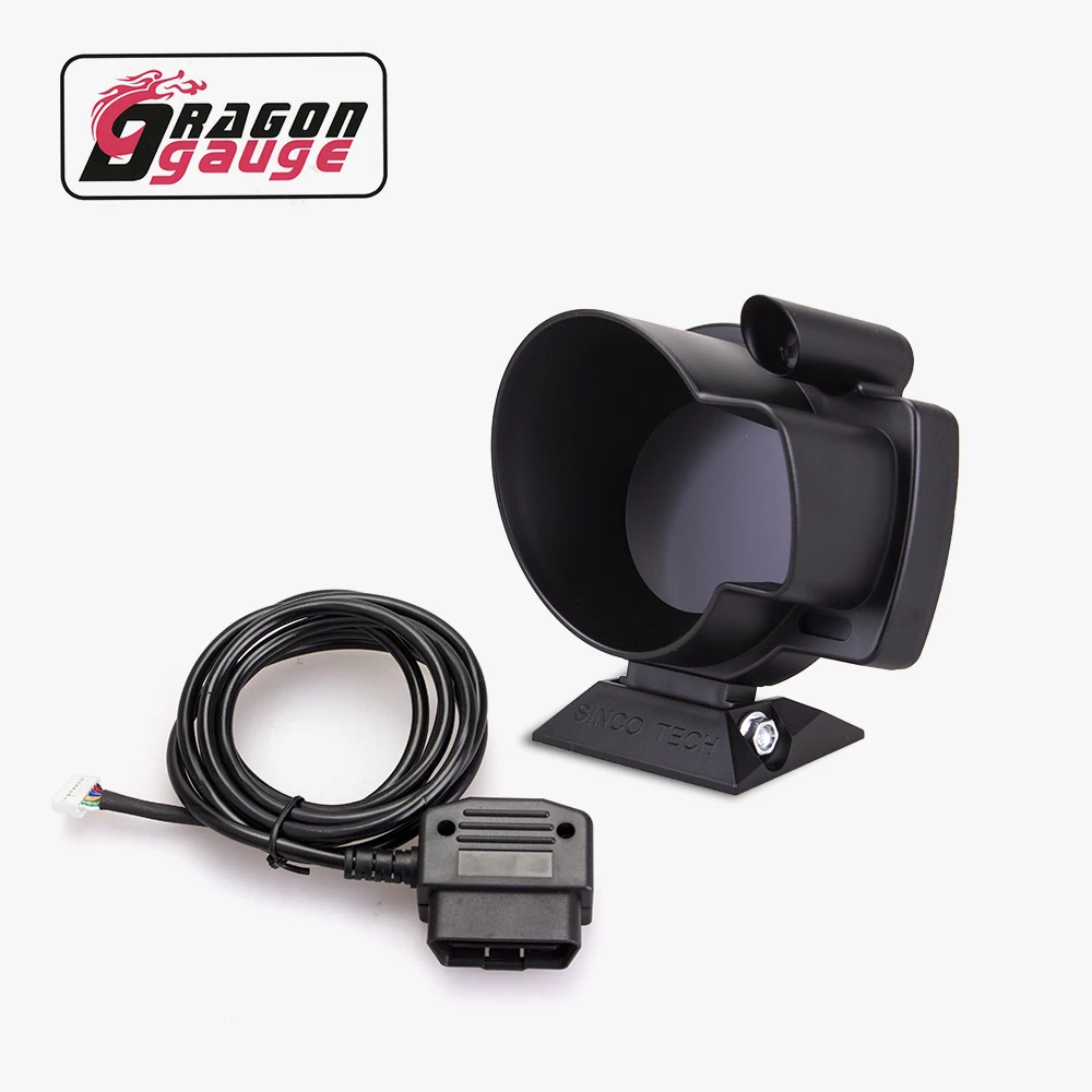 DRAGON 3 5 дюйма OBDⅡ Многофункциональный al LCD гоночный датчик RPM 10000 Max с функцией