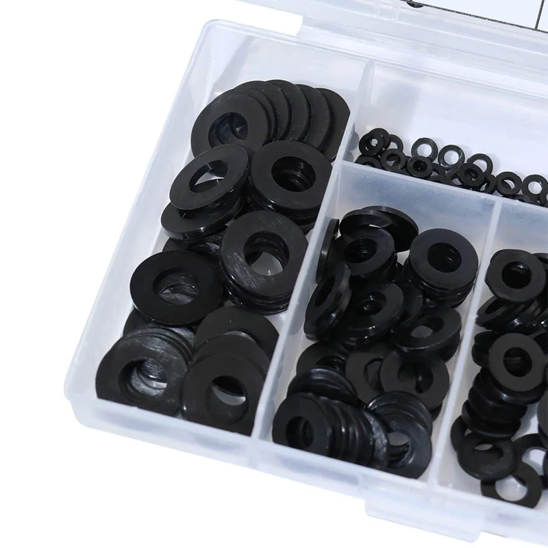 330 шт. нейлоновые шайбы пластиковые разделители уплотнения плоский комплект шайб
