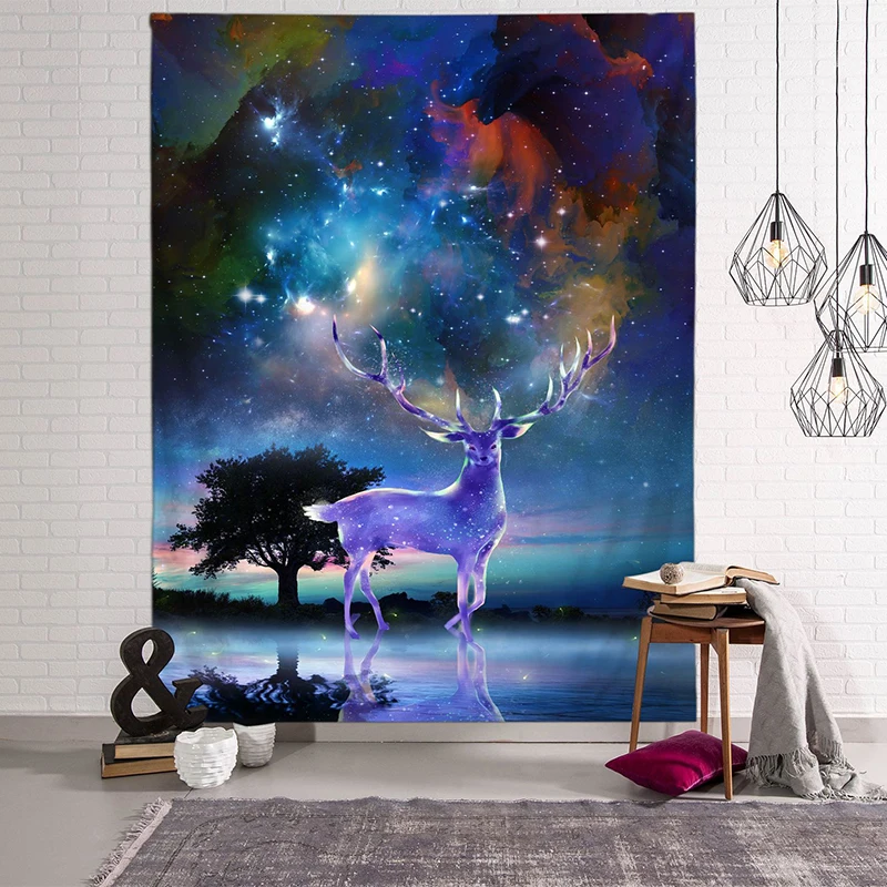 Пейзажные гобелены 3D пляжное полотенце с зелеными листьями красивый настенный