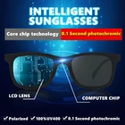 Солнцезащитные очки LIOUMO с фотохромными линзами для мужчин и женщин, очки для вождения со второстепенной сменой цвета, 0,1