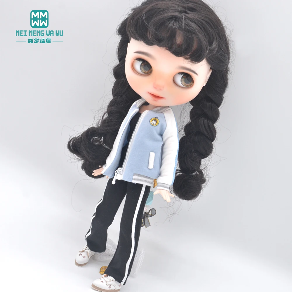 

New Clothes for doll fits Blyth Azone OB22 OB24 Doll accessories Fashion baseball jacket Holiday gift