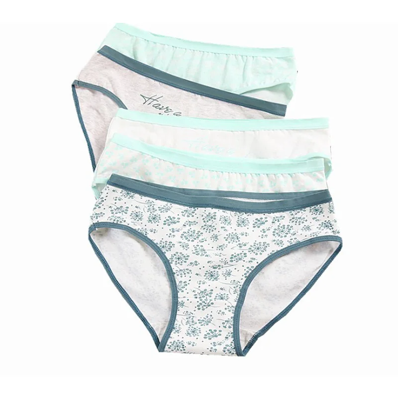 Нижнее белье для девочек 5 цветов новые хлопковые трусики молодых девушек