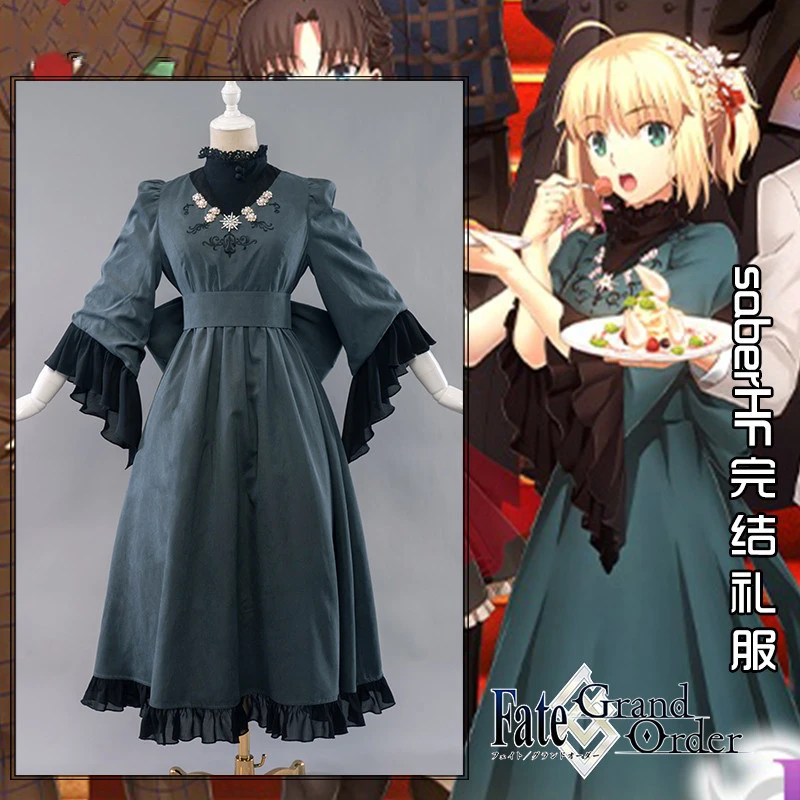 

Аниме Fate/Grand для FGO Altria Пендрагон ВЧ-платье, платье в стиле «лолита» платье Вечерние форма карнавальный костюм; Костюм для хеллоуина; Женская ...