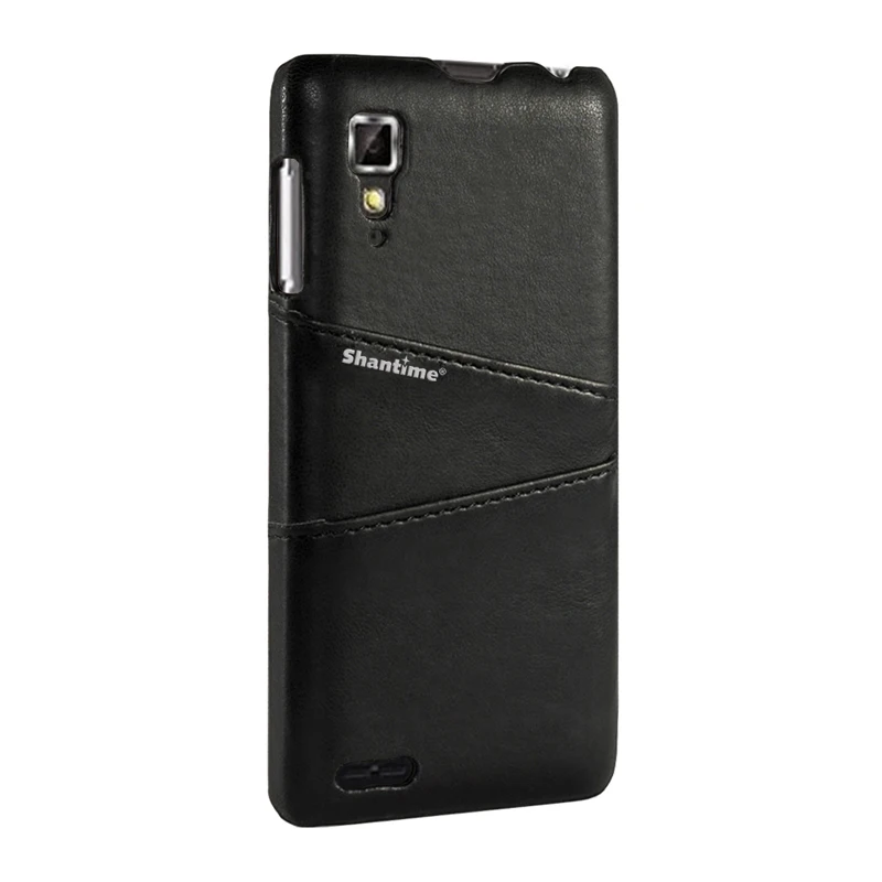 Чехол для телефона Lenovo P780 кожаный роскошный винтажный бумажник с отделениями