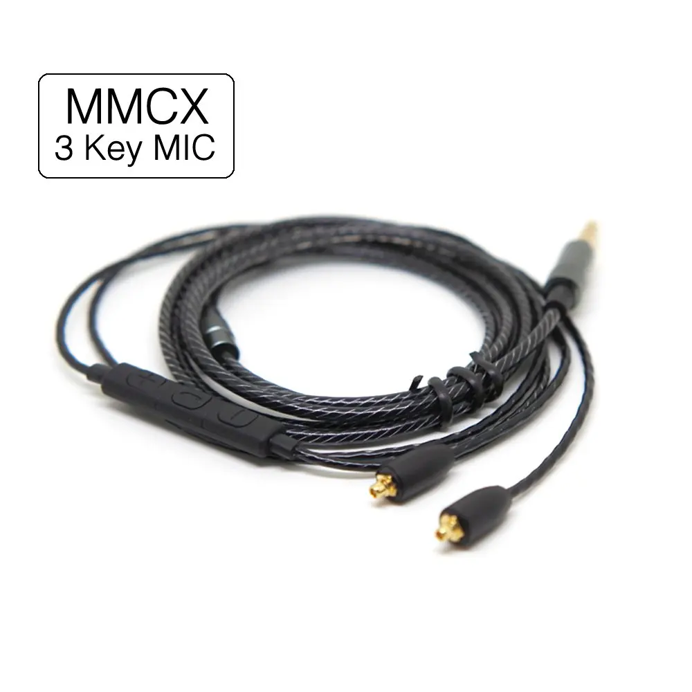 

MMCX Replacement Stereo Audio Cable Extension Music Cord for Shure SE215
