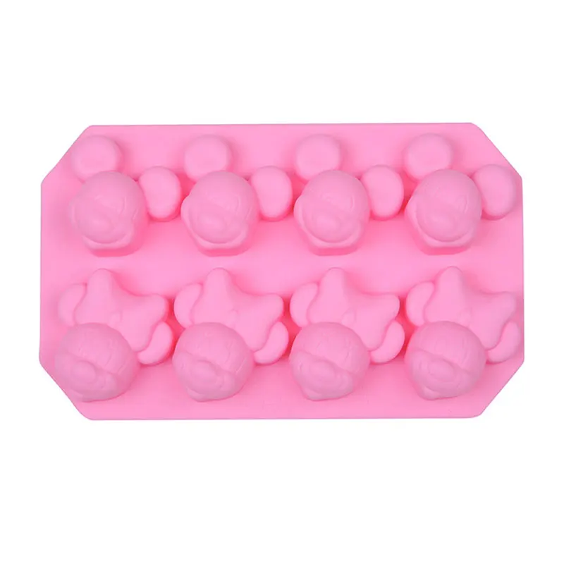 Силиконовая форма Микки Минни Маус мультфильм Сделай Сам для шоколадного мыла