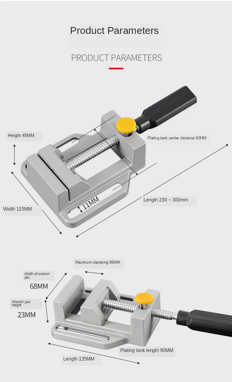

MultifunctionDrill press vise for Drill press stand Power Tool Parts Mini Vice Flat Pliers Mini Bench Clamp repair tools