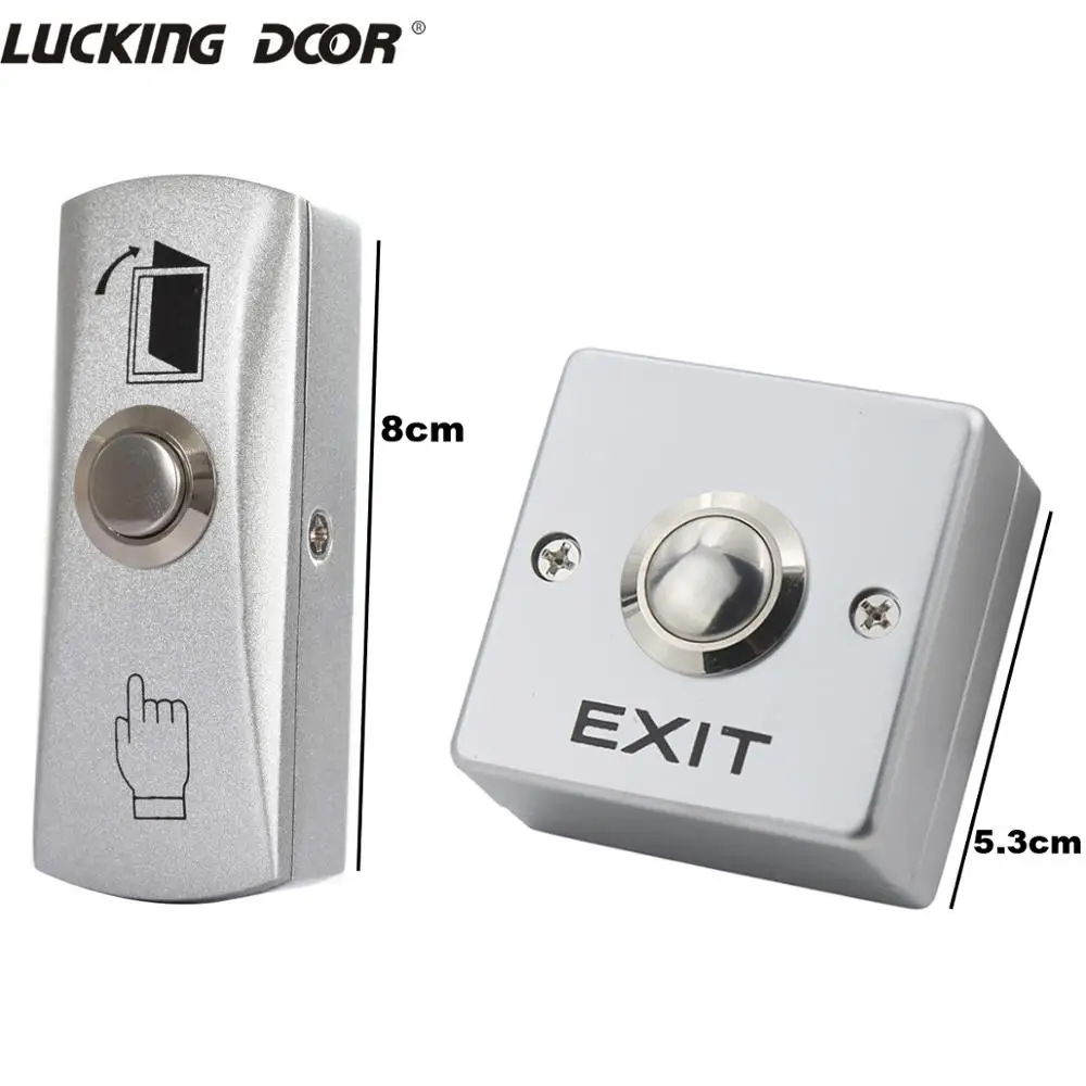 DC12V Zinc Alloy Door Exit Push Button Exit Switch For Door Access Control System Exit Release Button Switch Entry Door Opener don pendleton exit code