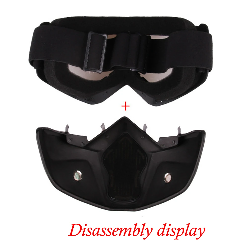 Новые съемные противотуманные спортивные мотоциклетные очки для взрослых с
