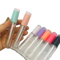 1pc 5ml empty lip gloss container pink cap diy plastic lipgloss tubebeauty cosmetic packing