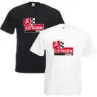 Спортивная футболка Citroen для любителей гоночного ралли и автомобилей, различные размеры, цвета