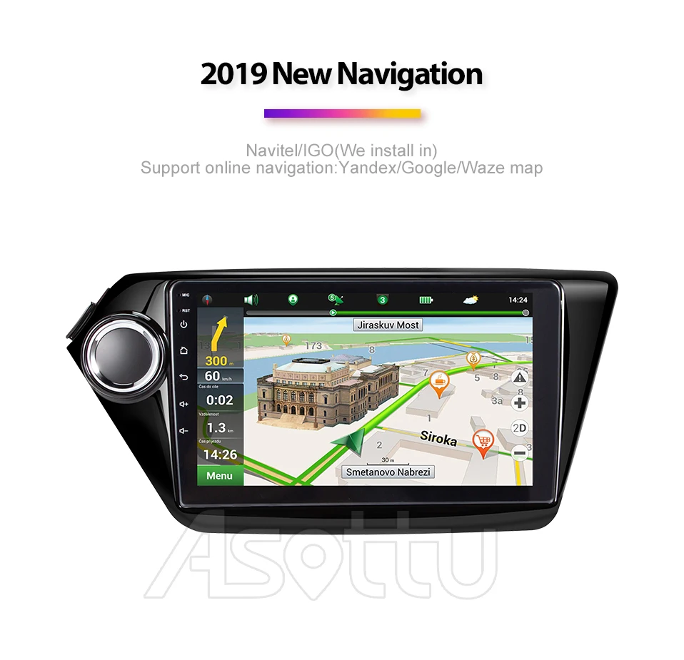 Asottu KI301 dsp px30 ips android 9,0 автомобильный dvd для Kia k2 RIO 2010 2011 2012 2013 автомобильный Радио Стерео dvd gps