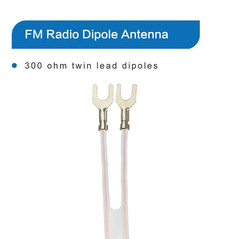 Дипольная антенна Yagi прозрачный кабель 300 Ом многоцелевое домашнее PE с 2 Pin стерео