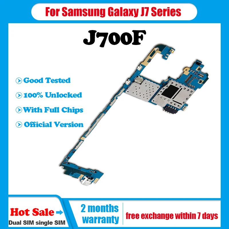 Европейская версия для Samsung Galaxy J7 J700F материнская плата с системой Android