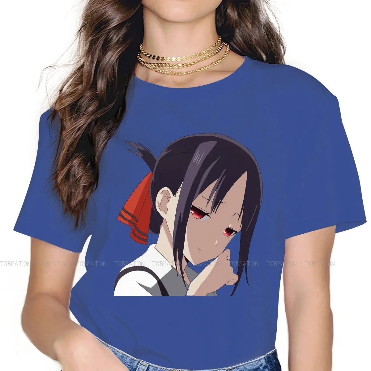 

Kaguya Shinomiya Hip Hop TShirt Love Is War Kaguya Sama Japanese Romantic Style Streetwear Comfortable T Shirt Special Gift