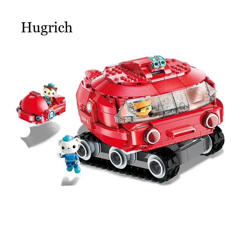 

Octonauts Building Block Submarine Boat Oct-Pod with Brick Set for Children Gift Children's Toys Boys Octopus Castle Girls 6-8 Y