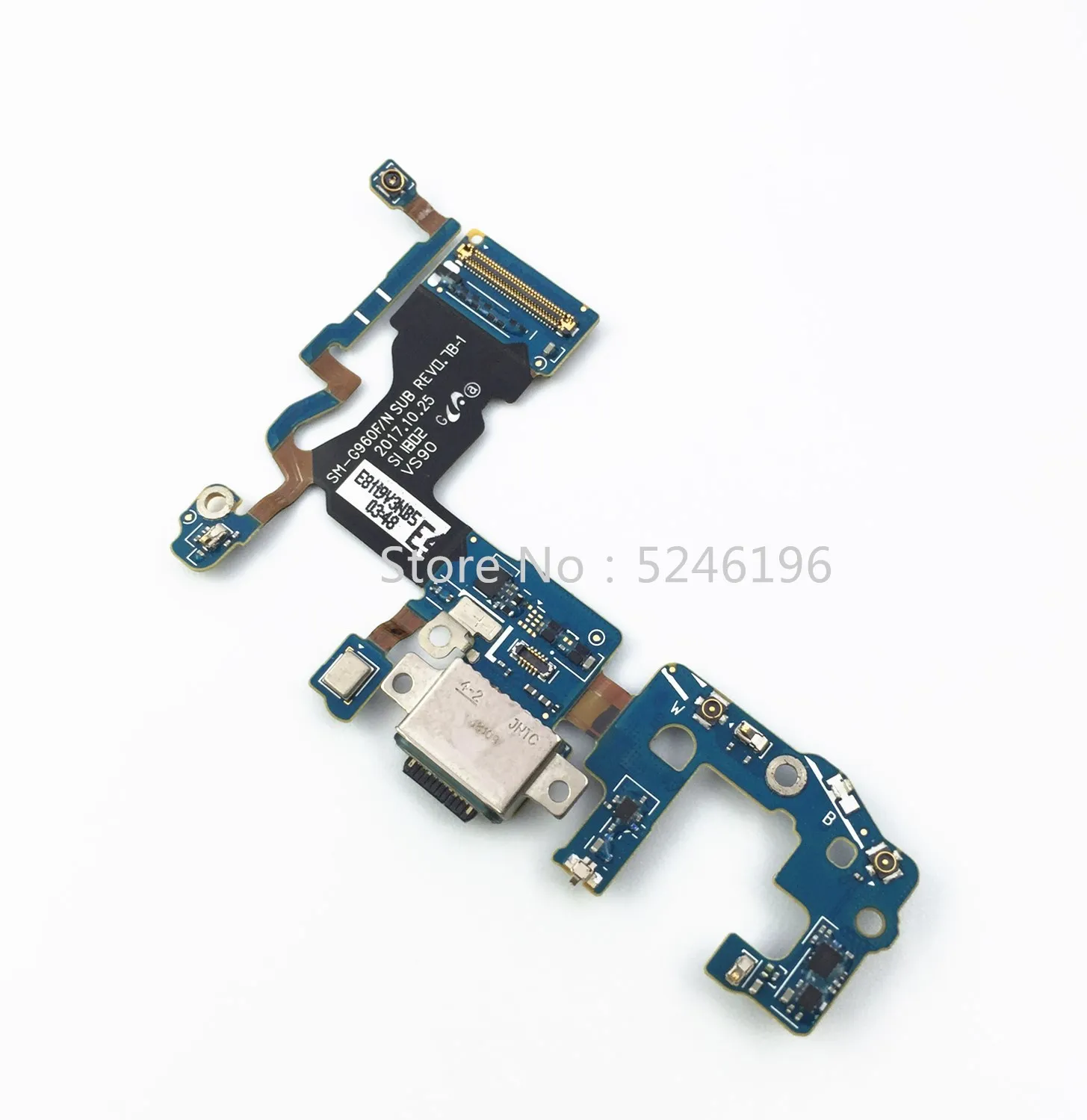 

1 шт. микро USB PCB зарядное устройство док-порт мини разъем гибкий кабель для Samsung Galaxy S9 G960F S9 Plus G965F печатная плата