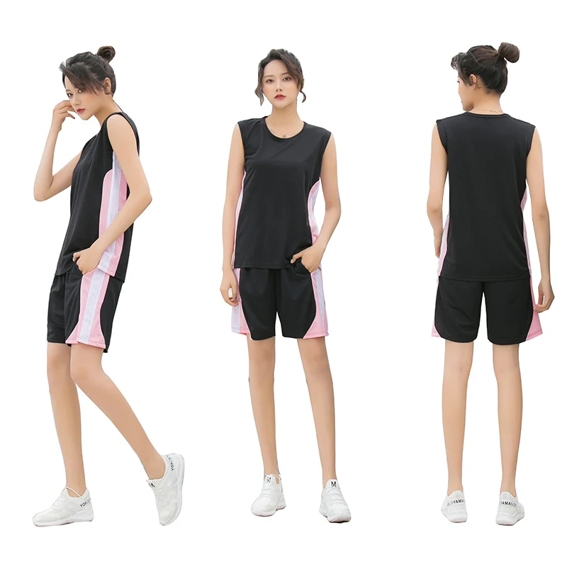 Женские баскетбольные майки спортивная одежда топ и шорты по индивидуальному