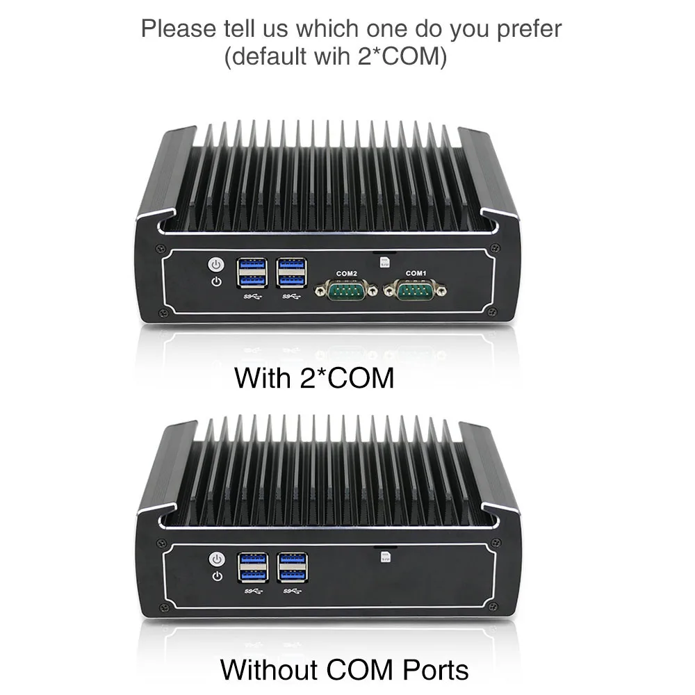 Мини ПК Yanling Intel core i5 8250u NUC 4 ядра тонкий клиент 2 lan порта htpc Безвентиляторный