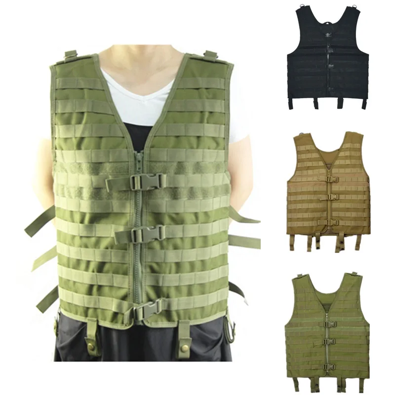 

Military Tactical Molle Vest Assault Plate Carrier Airsoft Vest Lightweight Mesh Vest Paintball CS Wargame Hunting Accessories