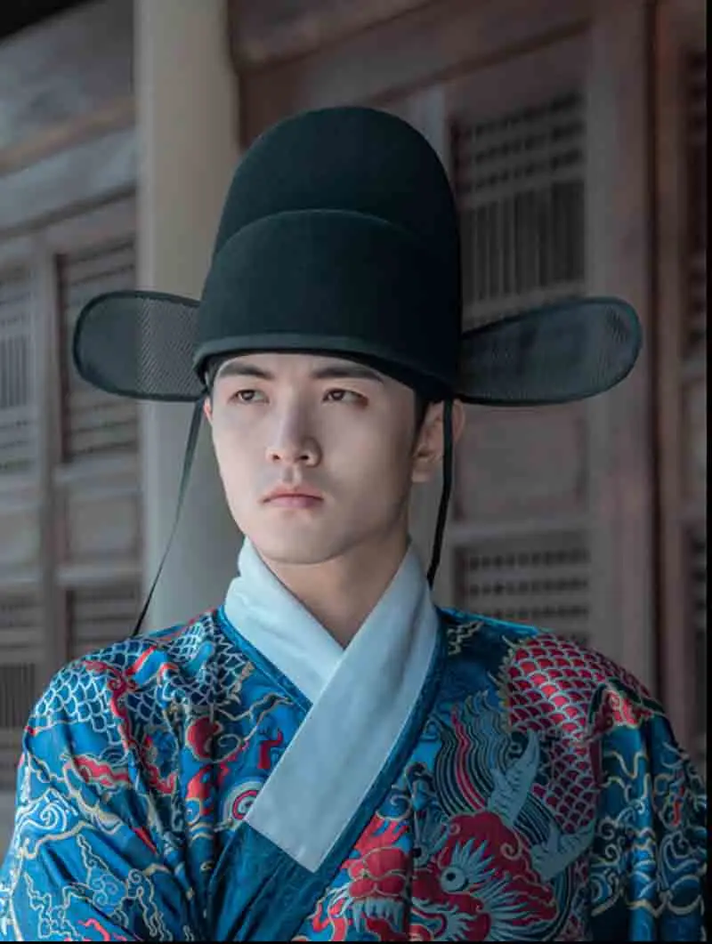 

Chinese Ancient Hanfu Hat For Men Ming Dynasty Official Black Gauze Hat Headdress Male Cosplay Hanfu Formal Hat For Men Women