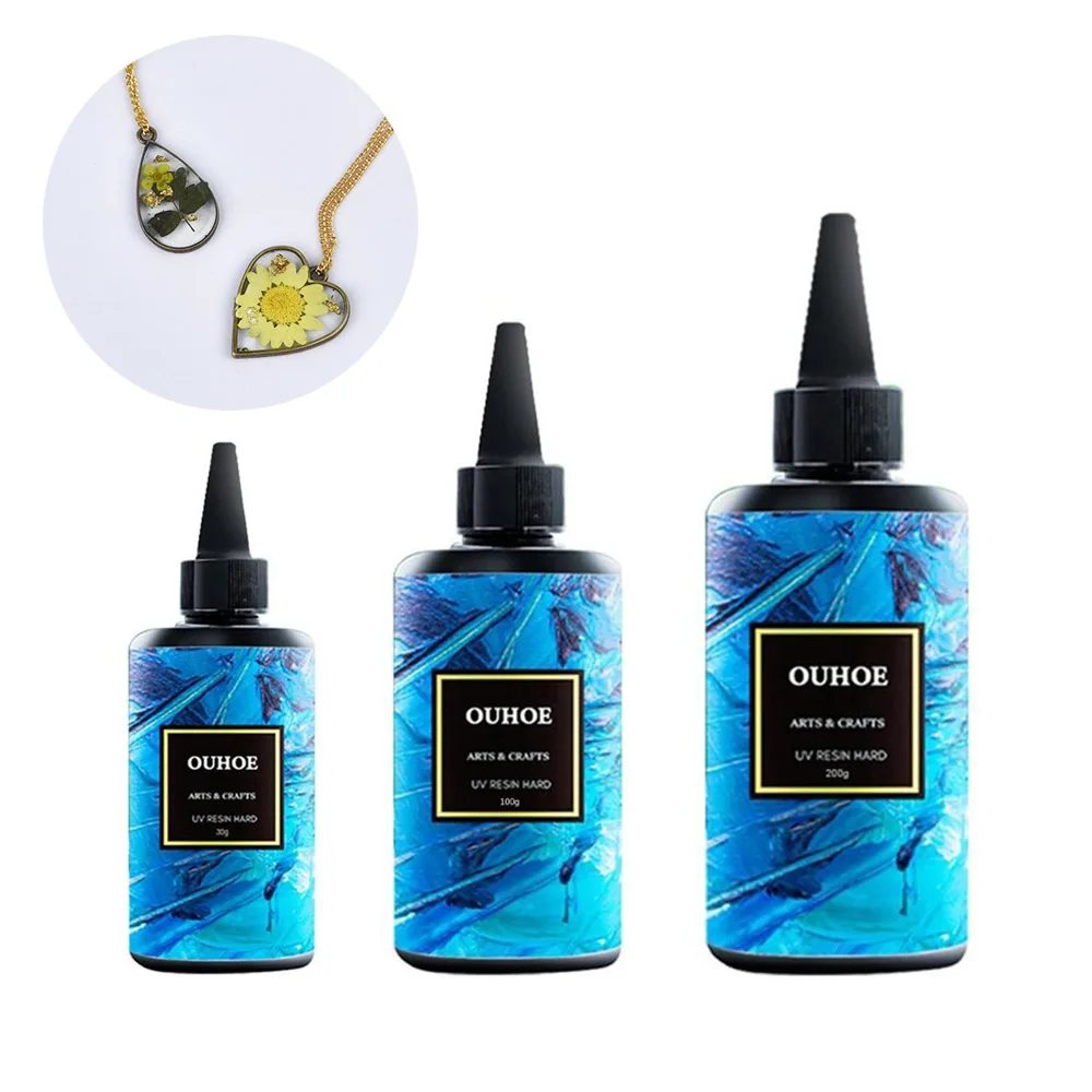 Быстросохнущий УФ клей для смолы сделай сам прозрачная смола форма аксессуары