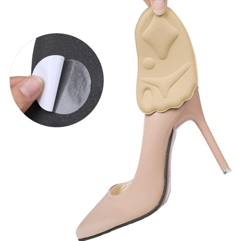 Women Insoles for Shoes High Heel Pad Adjust Size Adhesive Heels Pads Liner Grips Protector Sticker Pain Relief Foot Care Insert