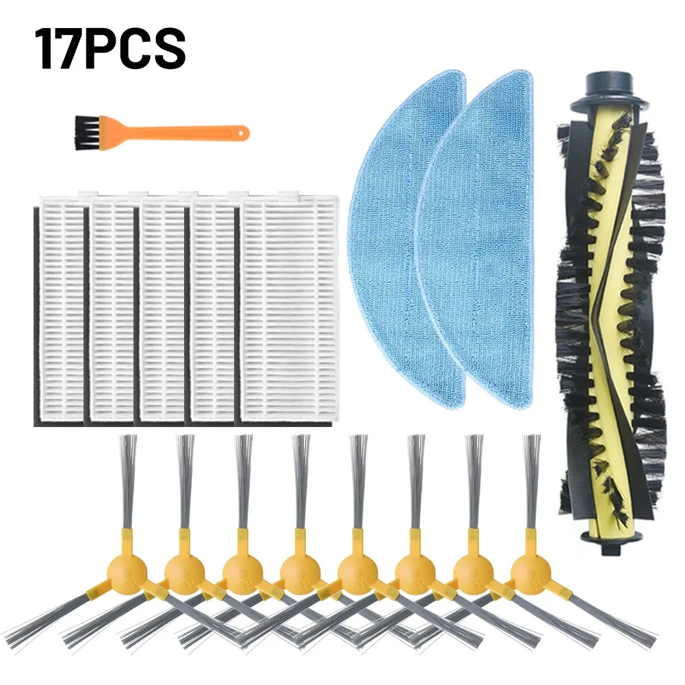 

Main Roller Brush Side Brushes Filter Mop Cloths Cleaning Brush Primary Net Filters For NEATSVOR X500 X600 Robot Vacuum Cleaner