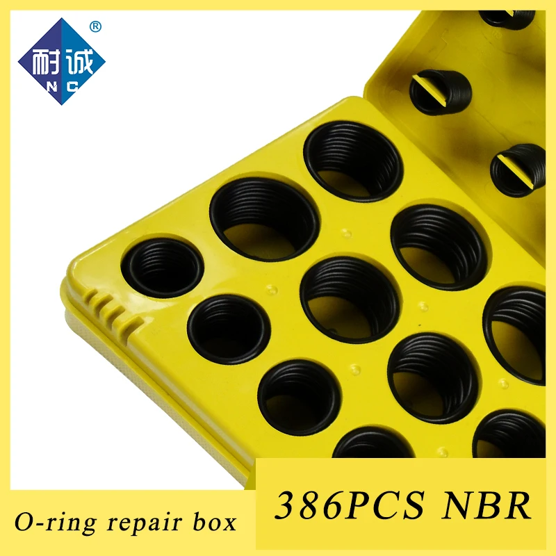 386 шт резиновое кольцо нитрильный каучук Набор 30 размеров нитрил О-образный