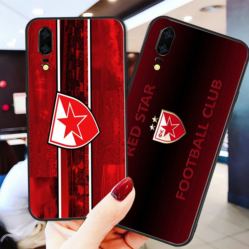 Чехол для телефона FC Crvena Zvezda чехол Huawei Mate10 Mate 30Pro черный мягкий ТПУ DIY Nova 3 5 P9 P10 P20 P30