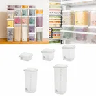 Квадратный ящик для хранения для кухонный пищевой контейнер вакуумный прозрачный воздухонепроницаемый Органайзер гайка закуски паста Чай риса сахара Кофе овса