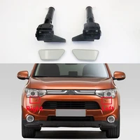 car front bumper headlamp headlight washer sprayer nozzle pump jet with cover cap for mitsubishi outlander 2013 2014 2015