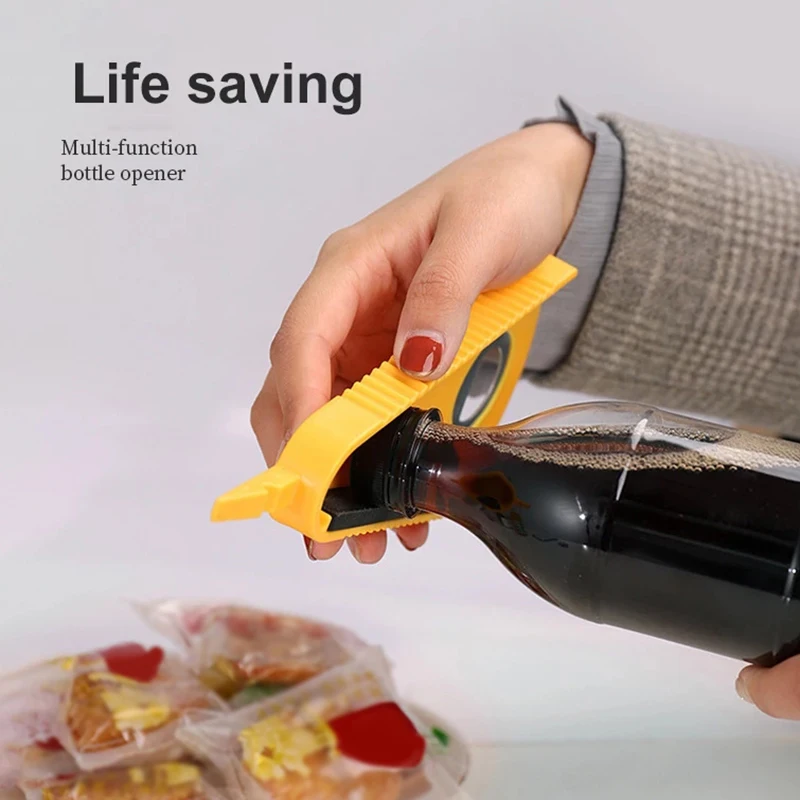 Can Opener Bottle Cap Fast Lid Japanese Rotating Multi-Purpose Kitchen Gadgets Wine |