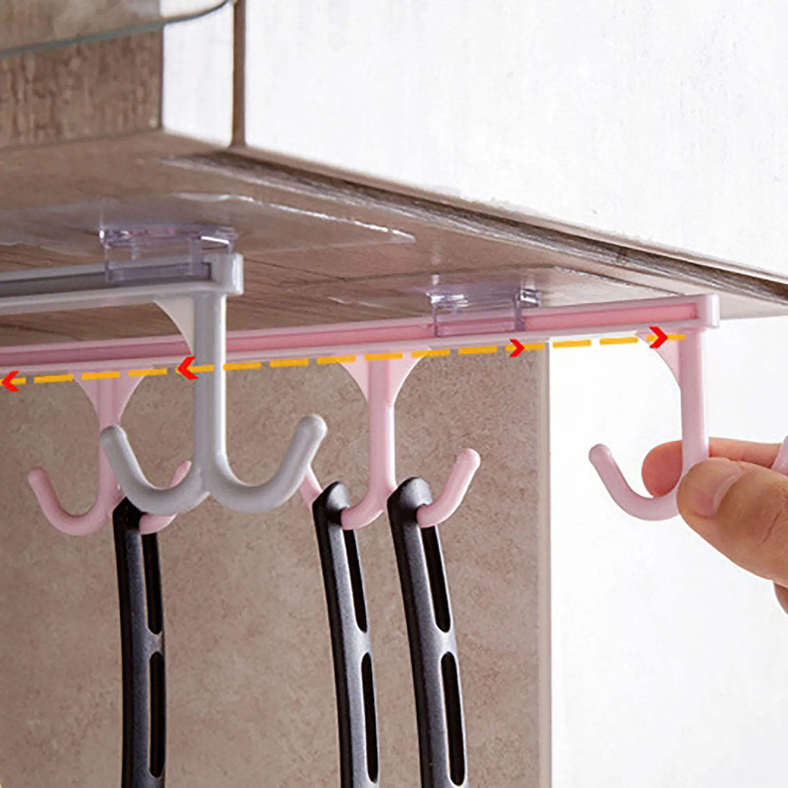 

Kitchen Storage Rack Multifunction Cupboard Hanging Hooks Hanger Chest Storage Organizer Holder Portable Sundries Holder