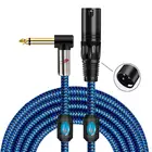 3-контактный XLR до 6,35 мм Jack 14 ''TS моно-штекер мужской аудио кабель для усилитель, работающий на основании технологии