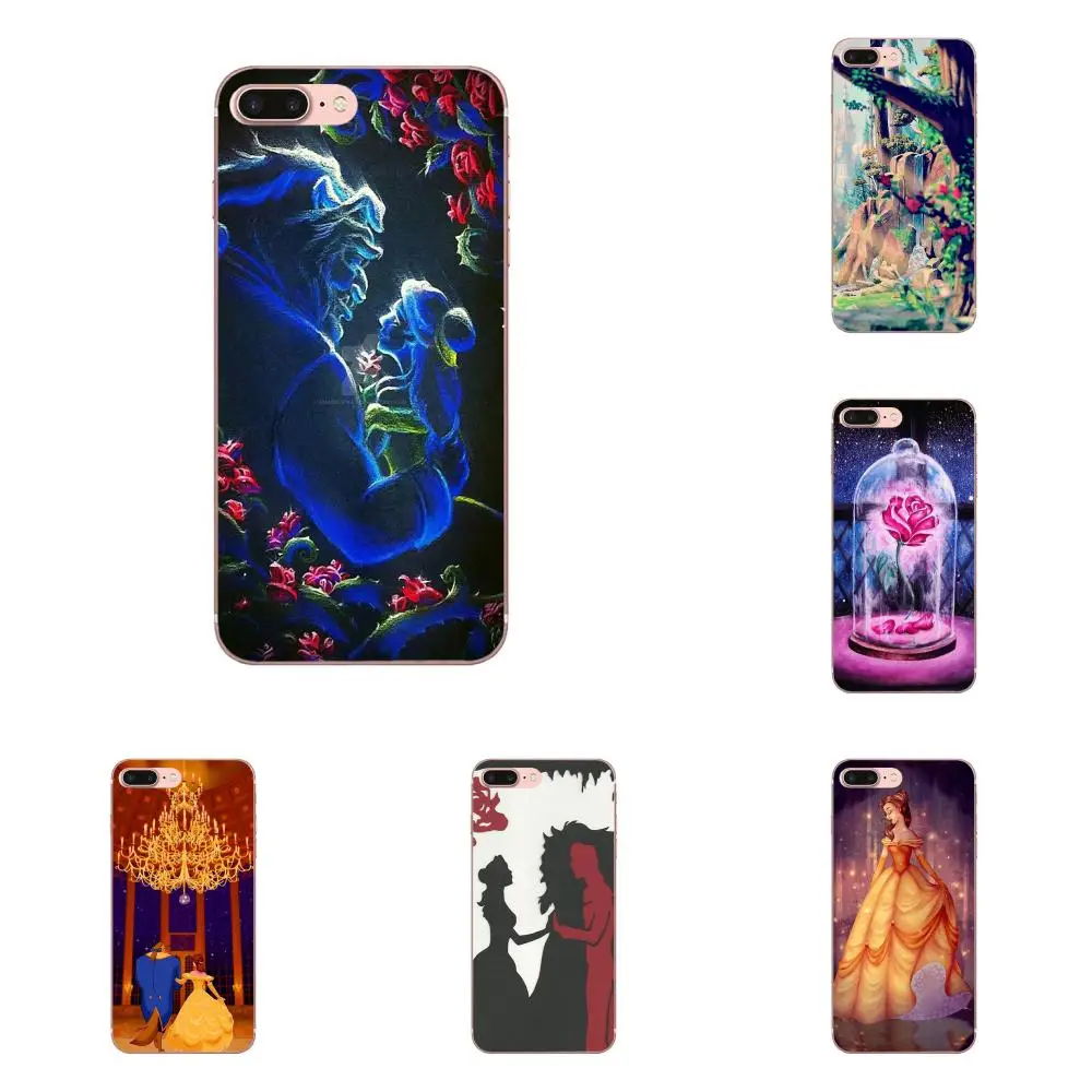 Guy Girl Beast And beauty мягкие сумки из ТПУ чехлы для Apple iPhone 4 4s 5 5C 5S SE 6 6S 7 8 Plus X XS Max