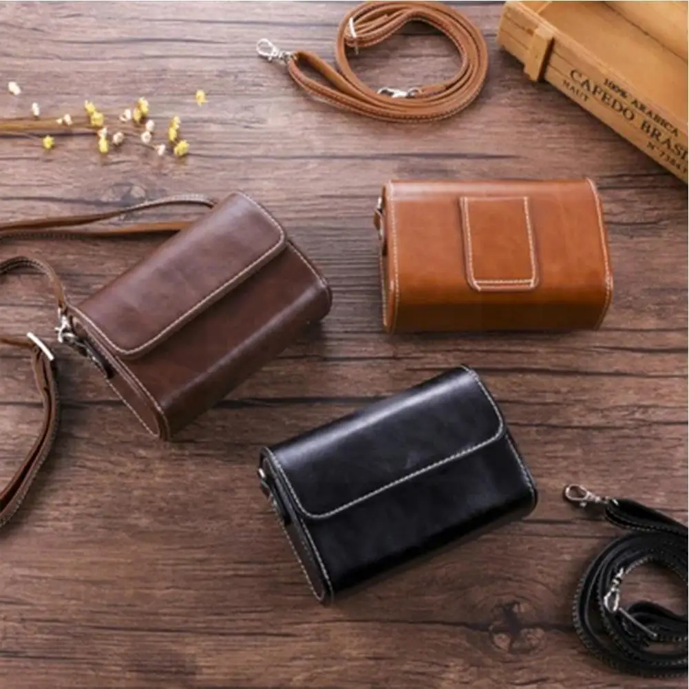 

Retro Camera Leather Bag For Micro Single Iii V Hx50 Hx95 Hx20 Hx99 Hx90 Hx30 Vi Rx100 Ii Va Hx60v Hx90v Vii Iv H T8g9