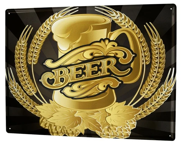 

Tin Sign Alcohol Retro Beer Kitchen Coffee Bar Decoration Home Decor