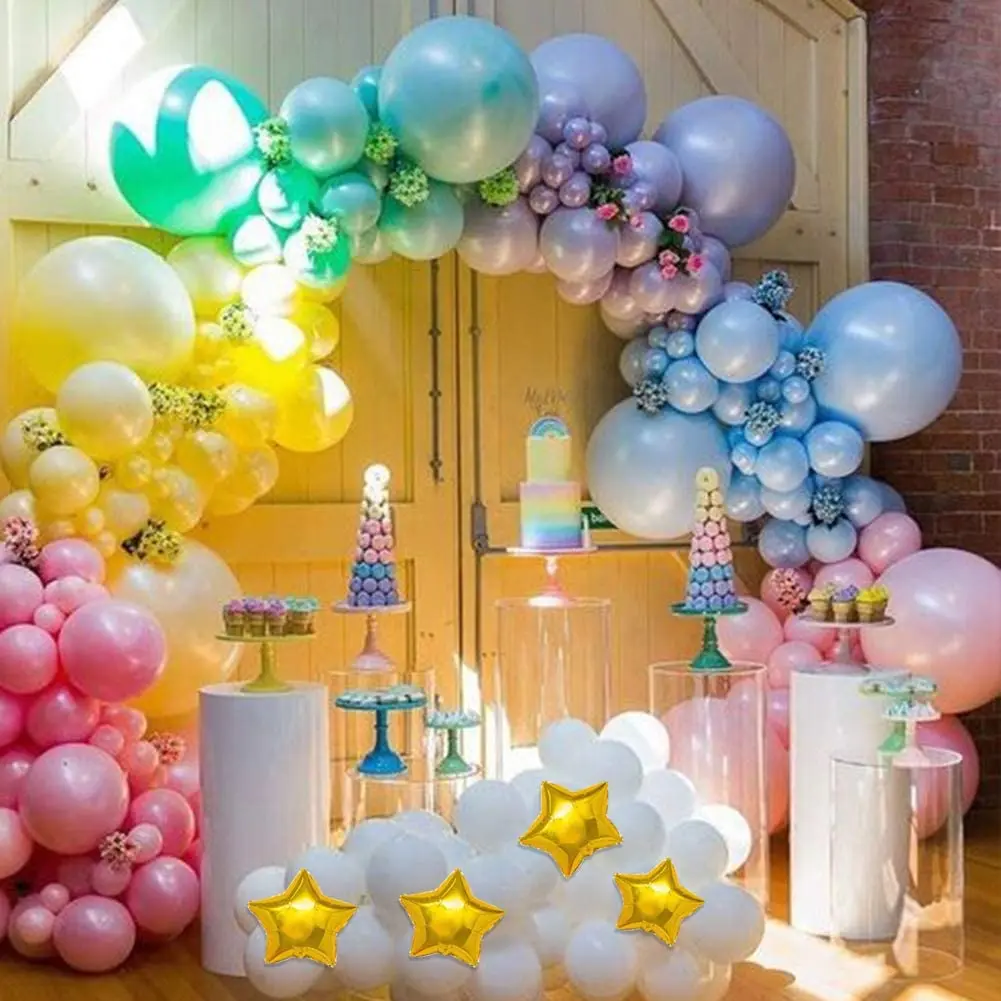 

Rainbow Garland Arch Kit Macaron Pastel Balloons for Birthday Baby Bridal Shower Party Photo Booth Background Party Decorations