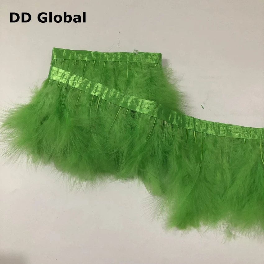 2 м/лот перо марабу отделка 15-20 см Ширина Сумки Украшение Аксессуары тканевая