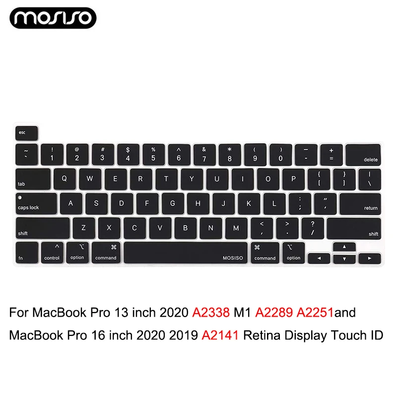 MOSISO Keyboard Cover Compatible with MacBook Pro 13 inch 20