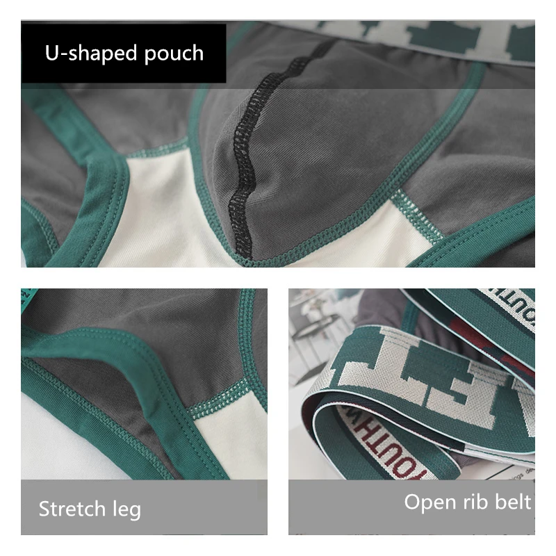 SEAFTE Mens Underwear Boxers Breathable Men Boxers Cotton Low Rise Men Boxer Shorts Panties Printing Sexy Underpants 2020 New