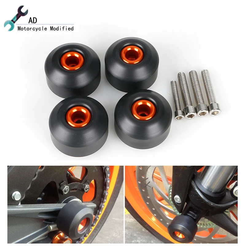 Для KTM RC 125 200 250 390 DUKE Мотоциклетные аксессуары передние и задние вилка колеса