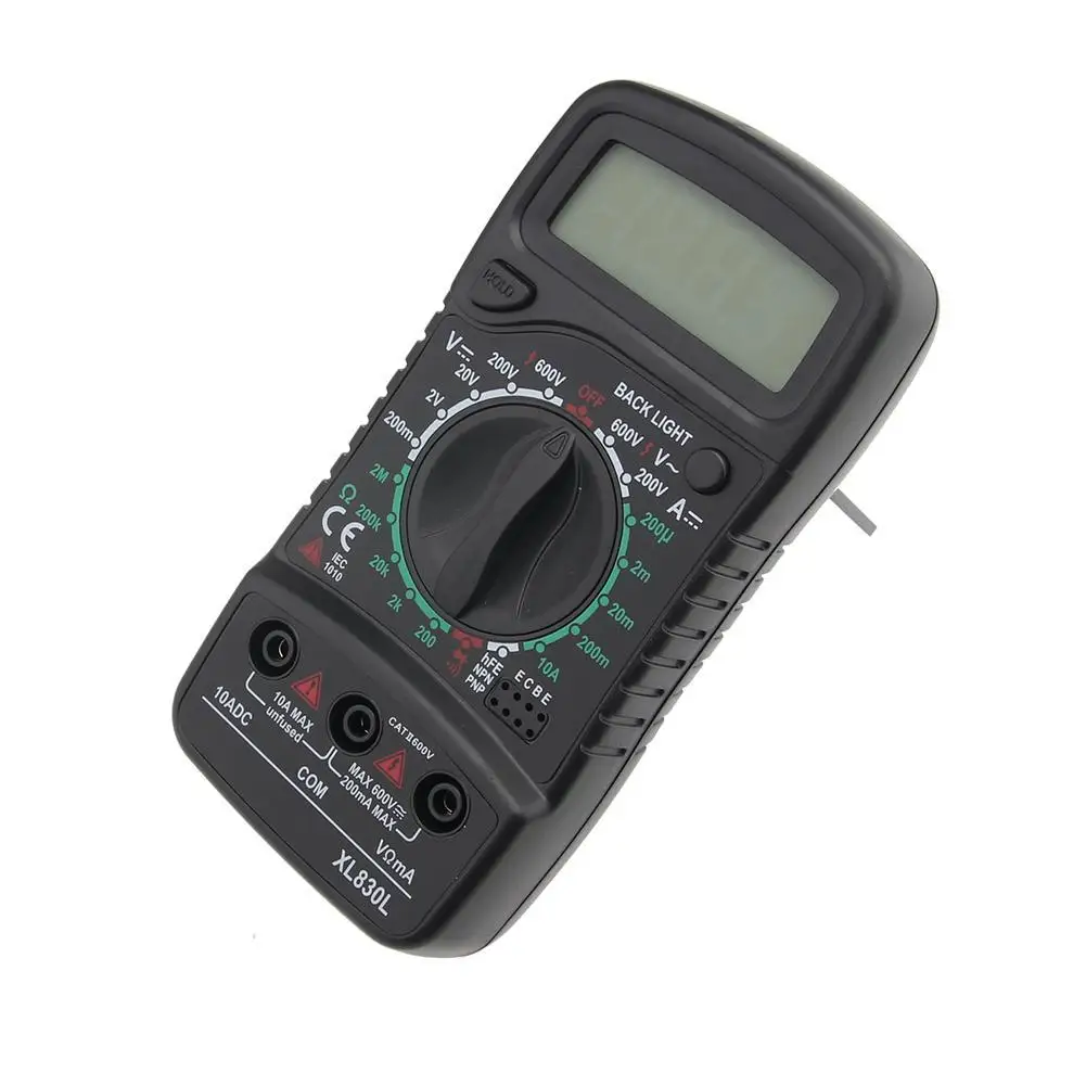 Цифровой ЖК мультиметр ток вольтметр Вольт Сопротивление ом тестер