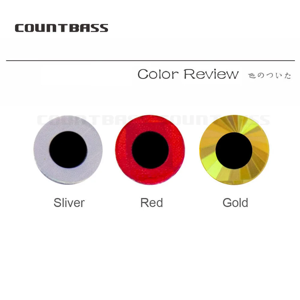 1000 шт. круглые 2D лазерные голографические рыболовные приманки глаза аксессуары