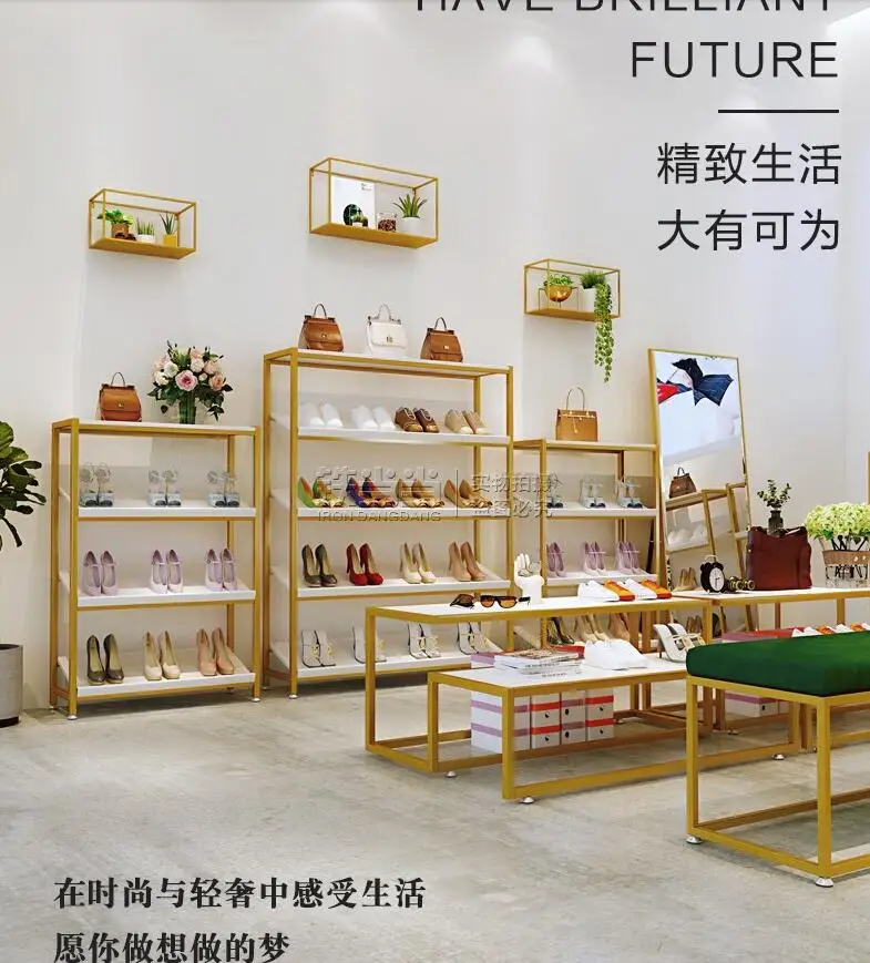 Полка для обуви стеллаж выставки товаров обувь пола до потолка полка обувного