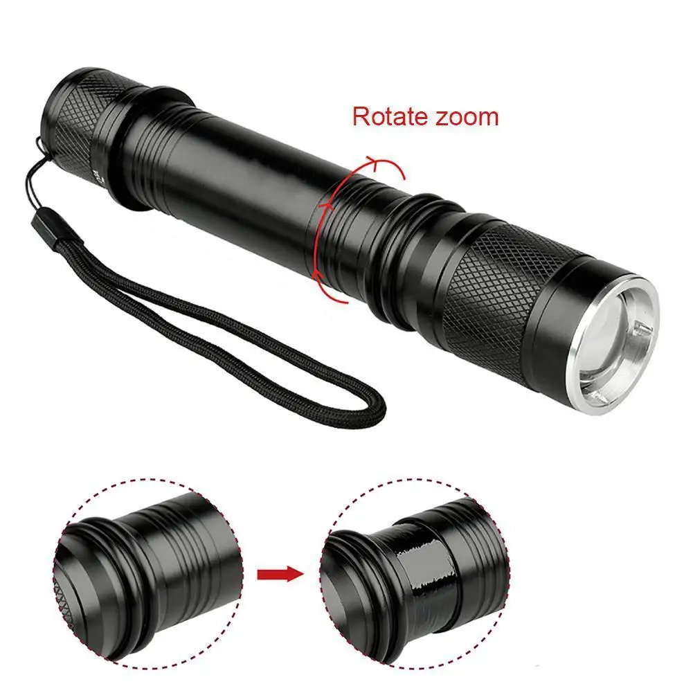 3800Lm светодиодный фонарик Фонарь пульт дистанционного управления поворотным